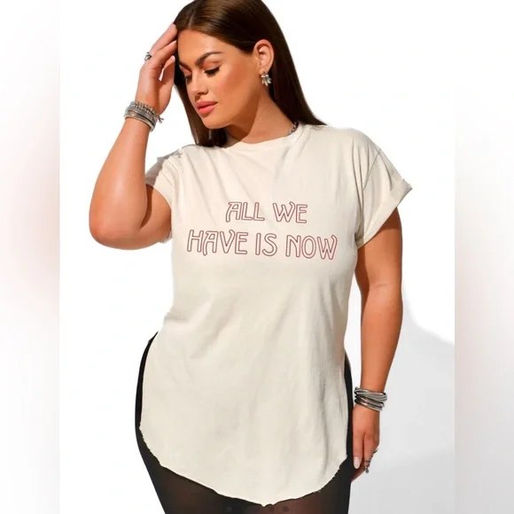 Pebby Forevee Side Slit Graphic Tee - Picture 7 of 7